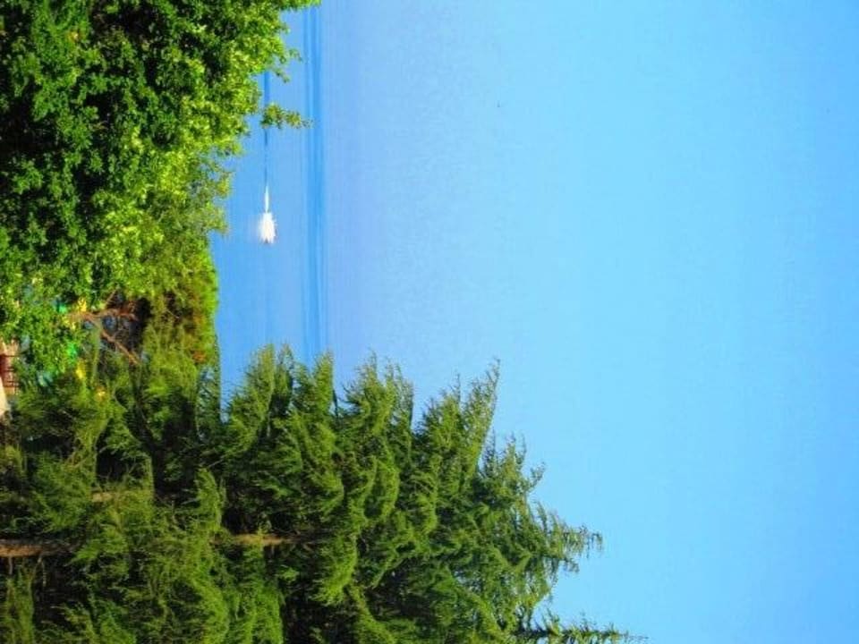 Ausblick von der Restaurantterrasse Richtung Meer Rubin Hotel
