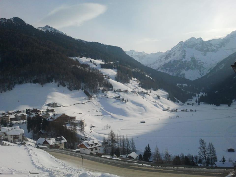 Blick von der Terrasse aus Bergchalet Hotel Reinerhof
