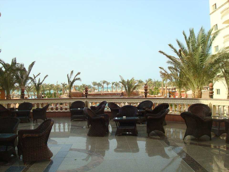 Blick von der Lobby zum Strand Riviera Aqua Park Resort