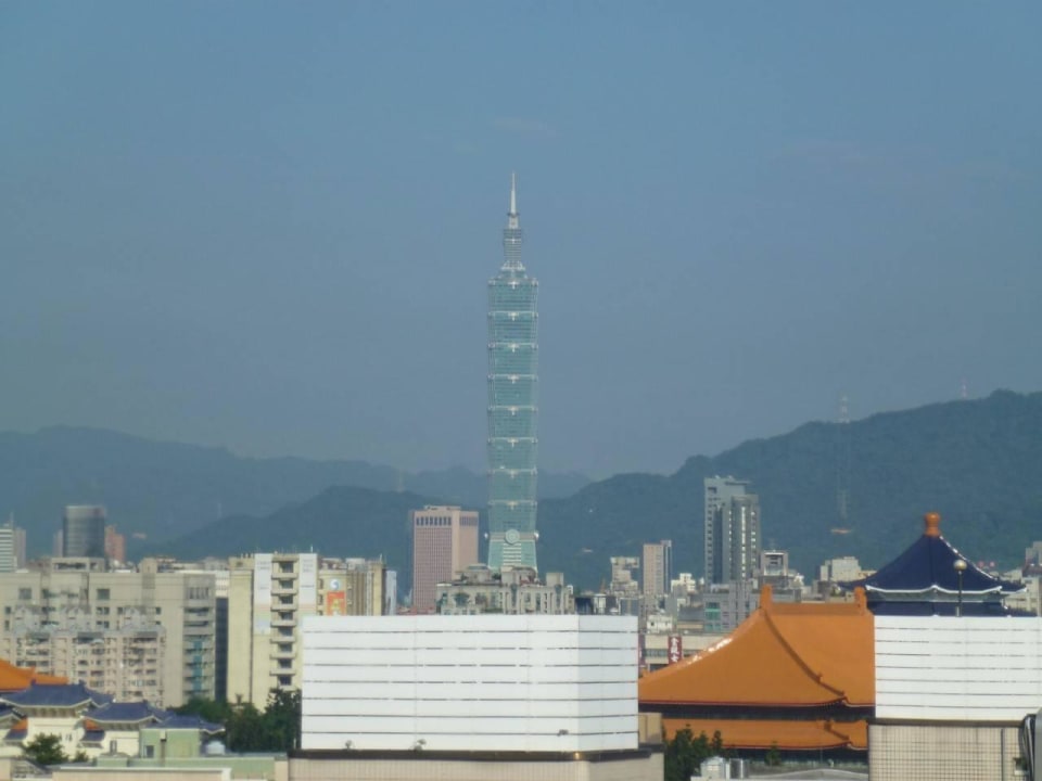 Grandioser Blick zum 101 Tower Taipei Garden Hotel