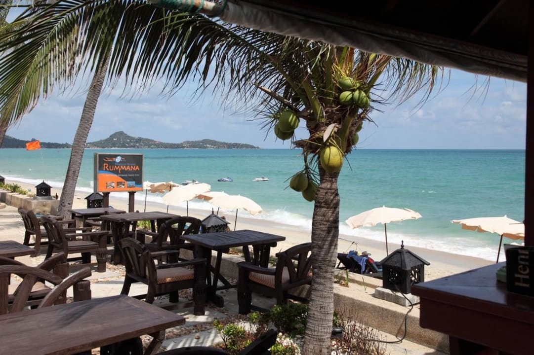 Aussicht vom Restaurant Rummana Boutique Resort