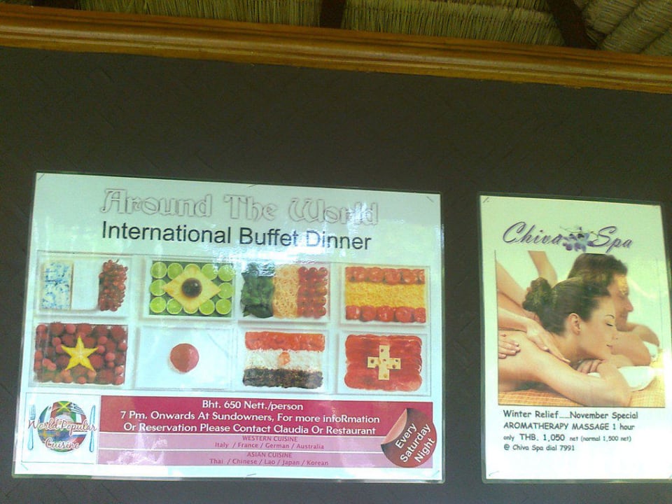 Spezialabend Khaolak Laguna Resort