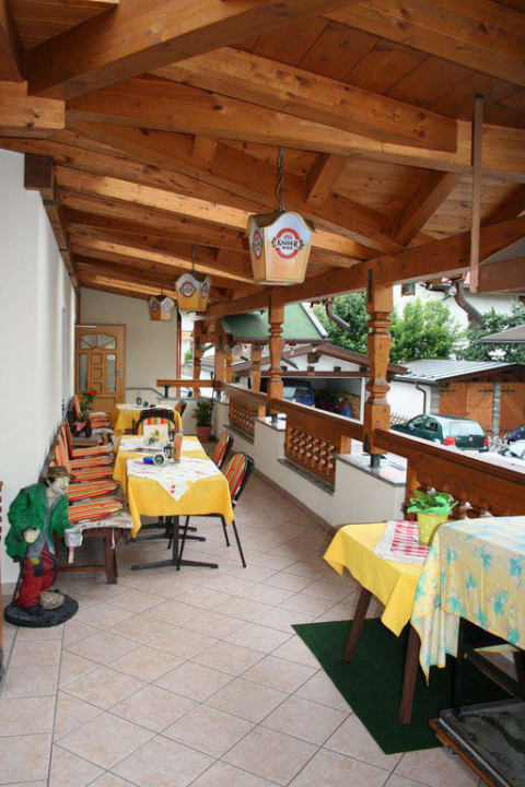 Terrasse Pension Alpenhof