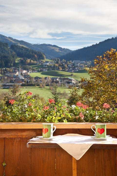 Biobauernhof Pfitscherhof Ellmau Ausblick Bauernhof Sternhof - Pfitscherhof