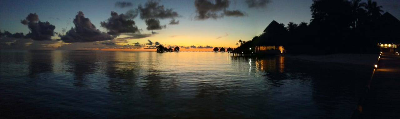 Abends Sonnenuntergang Adaaran Club Rannalhi - All Inclusive