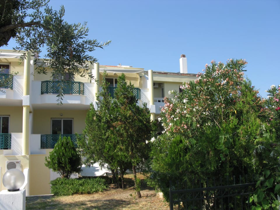 Ansicht von der Straße Hotel Aegean Sun