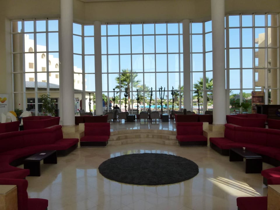 Blick von der Rezeption Skanes Serail Aquapark