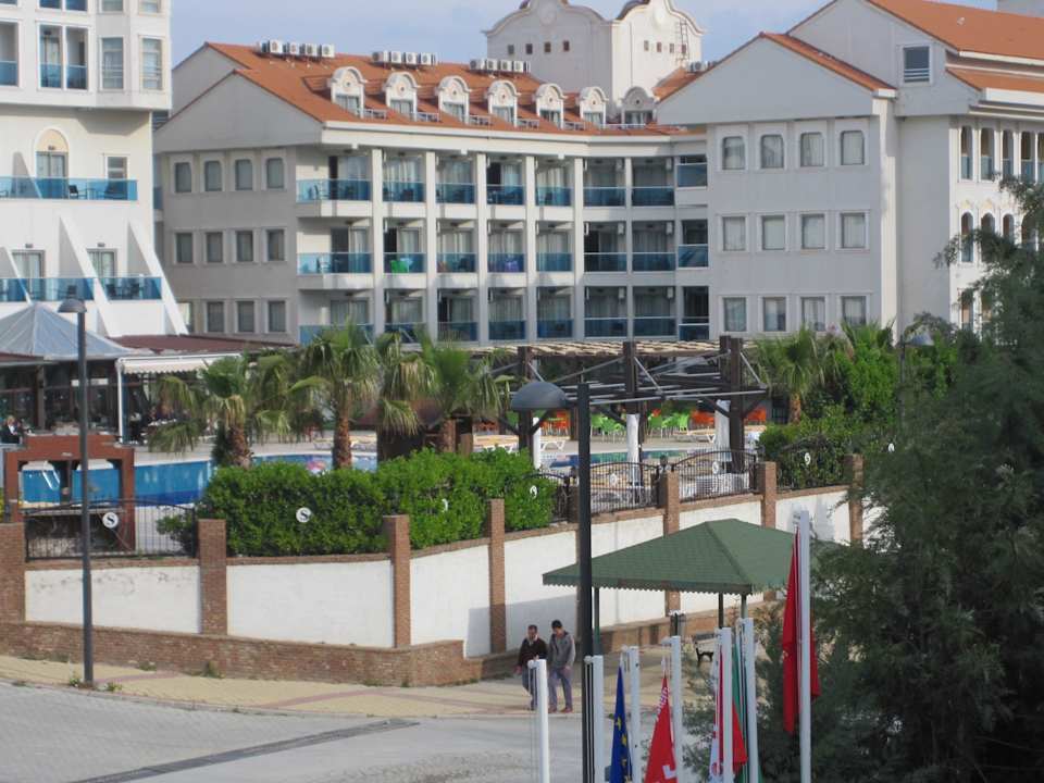 Blick von unserem Balkon Grand Seker Hotel