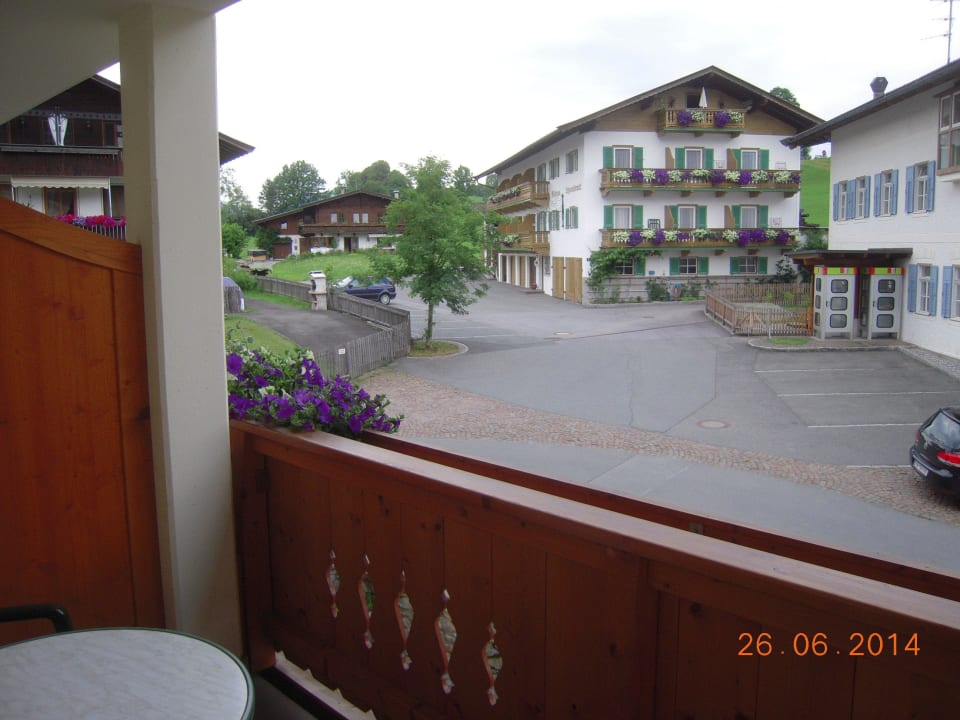Blick vom Balkon Gasthof Schwendterwirt