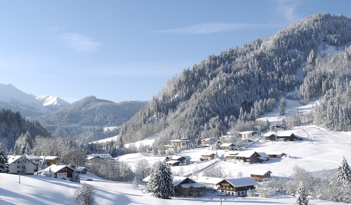 Ausblick Ferienwohnung Gschwenderhaus