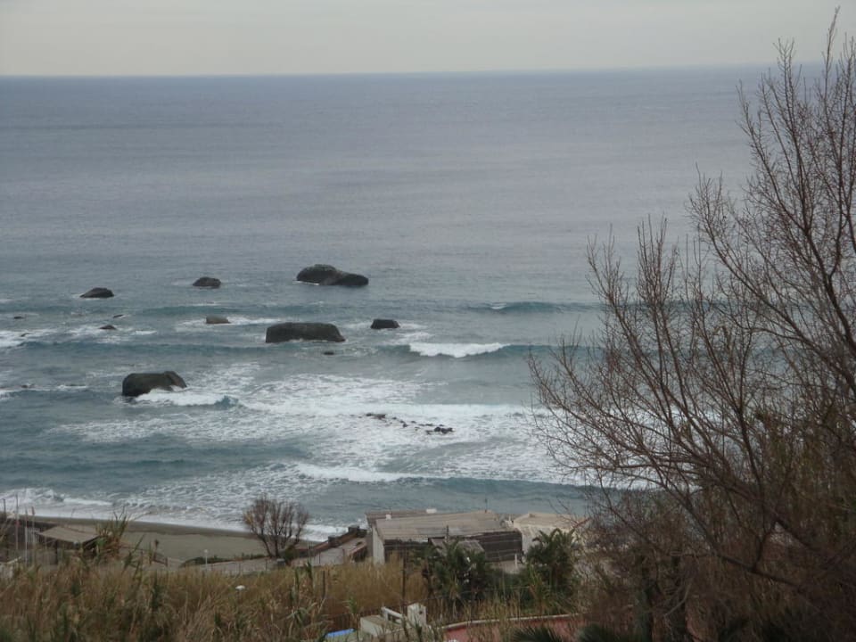 Blick auf den Citara-Strand Hotel Terme Royal Palm