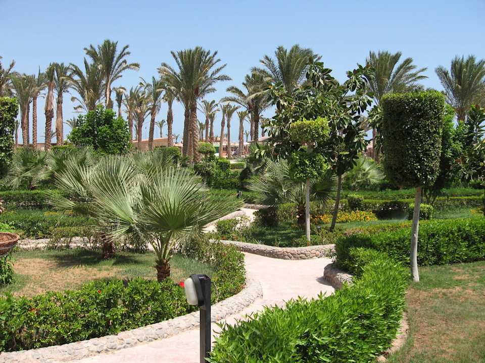 Ein Teil der Gartenanlage Riviera Aqua Park Resort