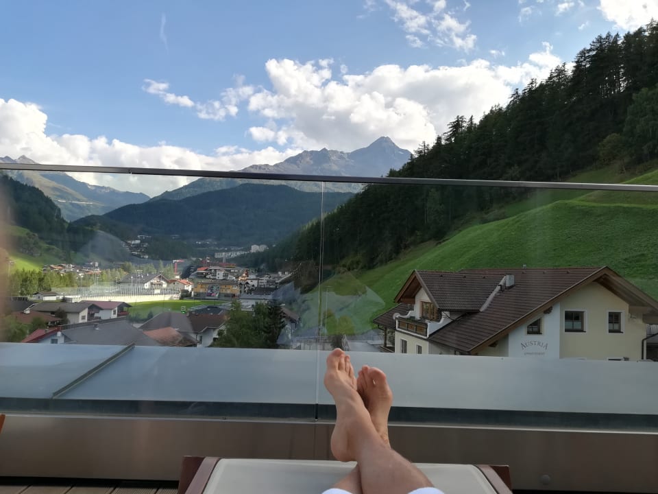 Ausblick Bergland Sölden Design- und Wellnesshotel