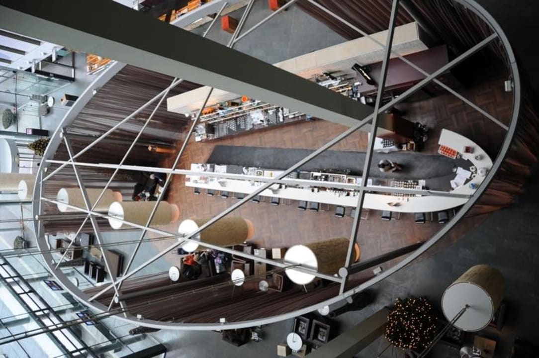 Ausblick vom 4 Stock! Radisson Blu Hotel Köln
