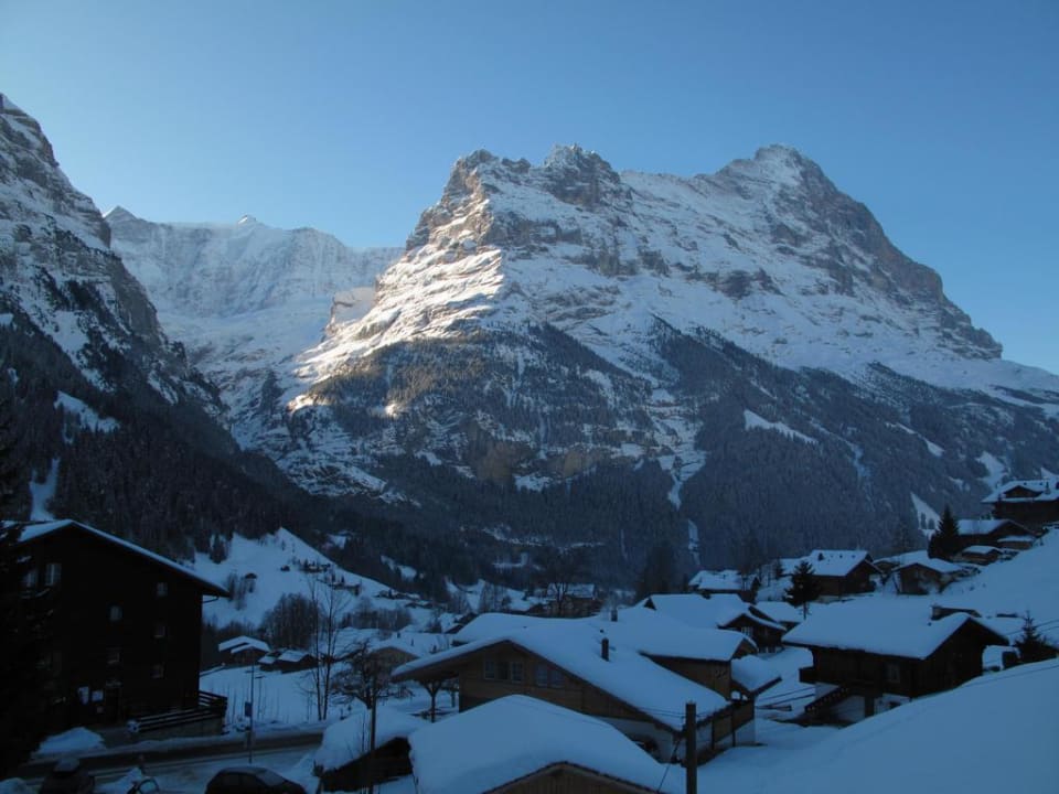 Blick vom Balkon Hotel Lauberhorn