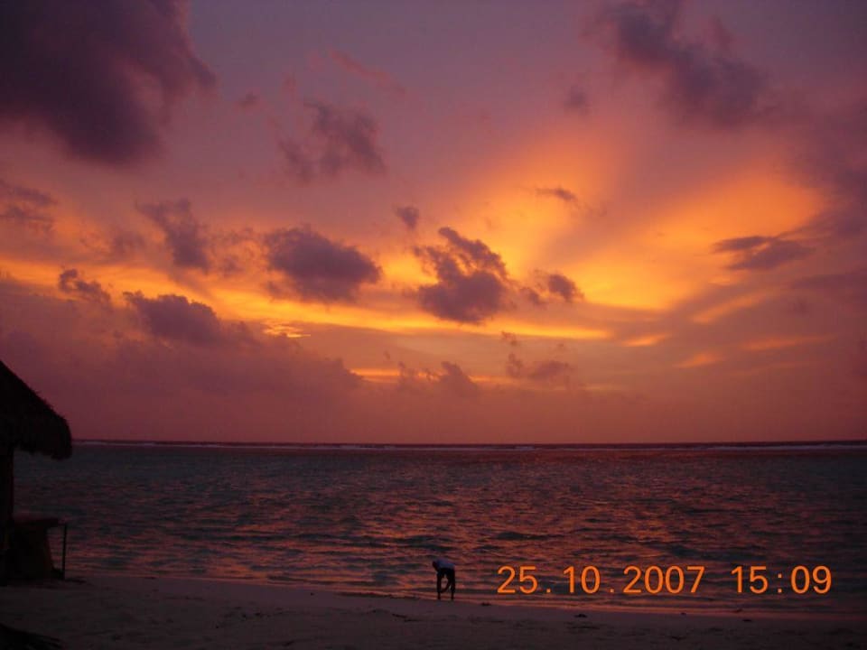 Sonnenuntergangsstimmung Summer Island Maldives