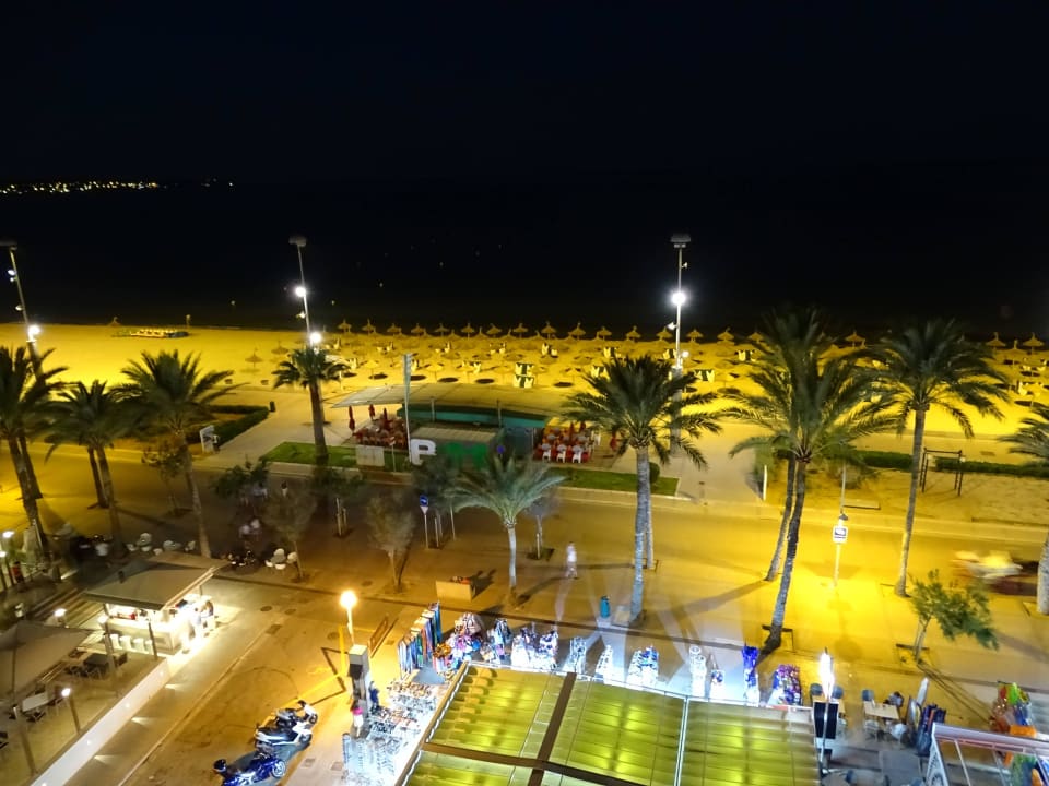 Ausblick vom Balkon allsun Hotel Pil-lari Playa