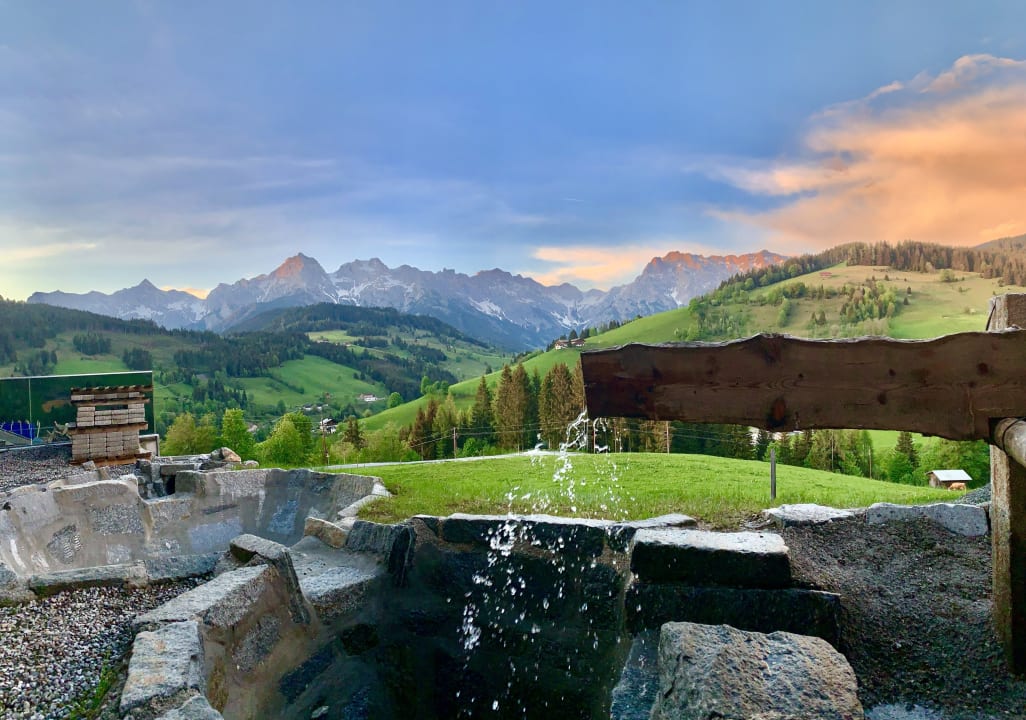 Ausblick Hüttendorf Maria Alm
