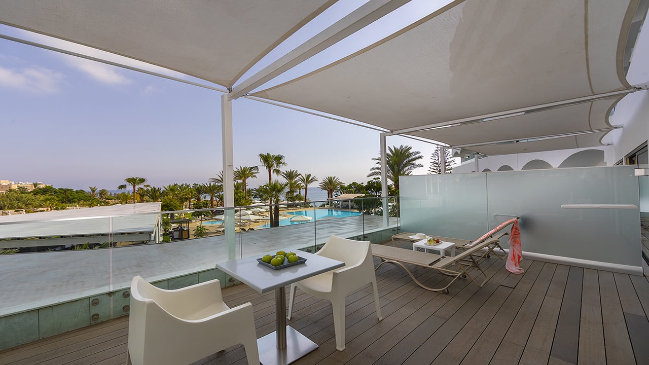 Ausblick Crystal Springs Beach Hotel