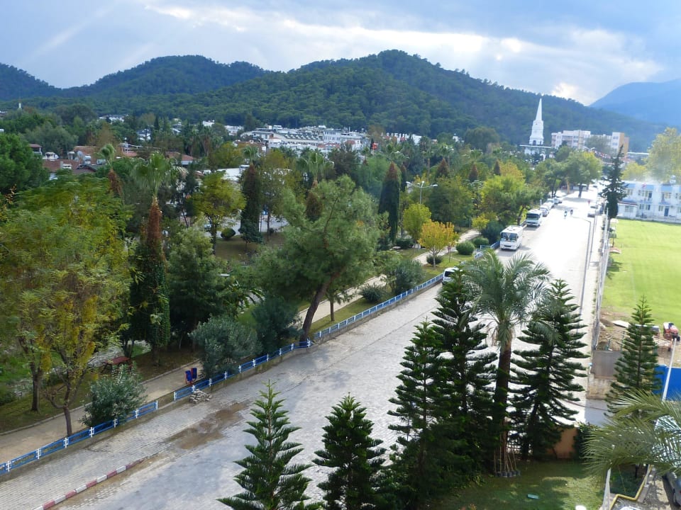 Blick auf Kemer von Hotelzimmer Crystal De Luxe Comfort Collection