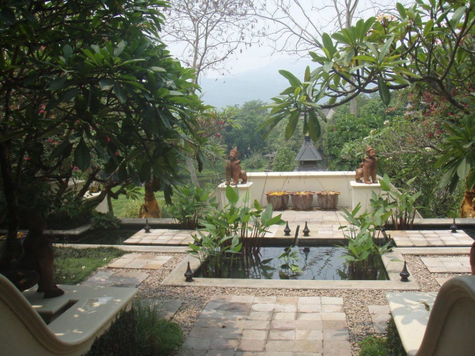 Ausblick von der Lobby Four Seasons Resort Chiang Mai