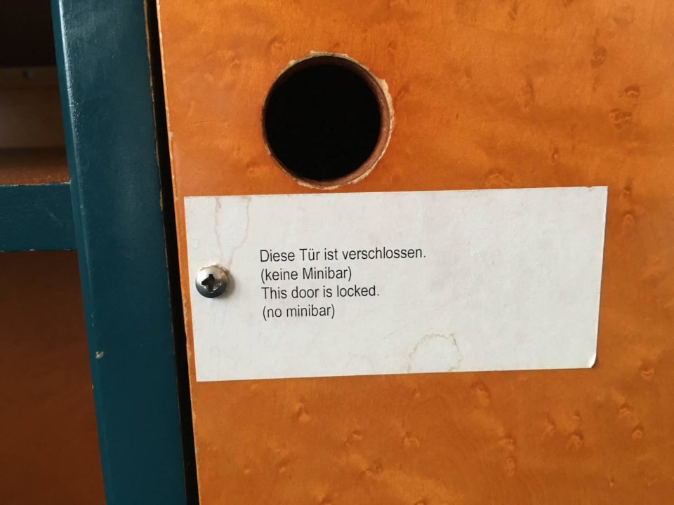 Ehemalige Minibar SORAT Hotel Berlin