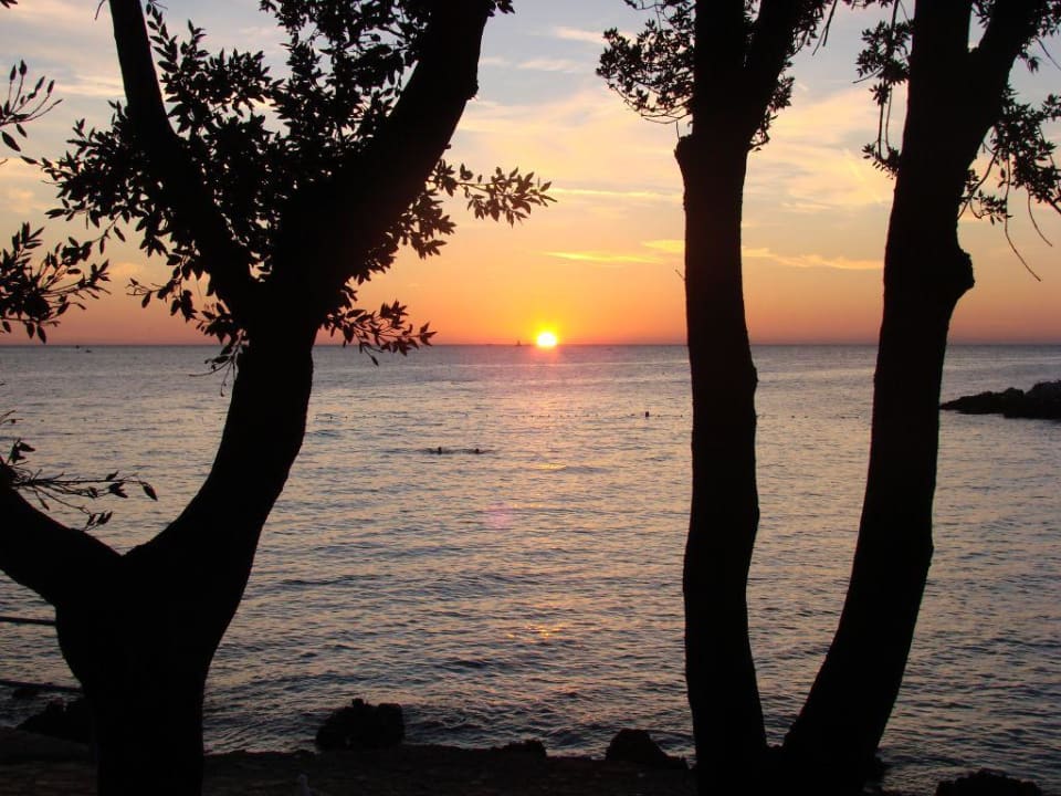 Sonnenuntergang am Strand Maistra Select Belvedere Resort
