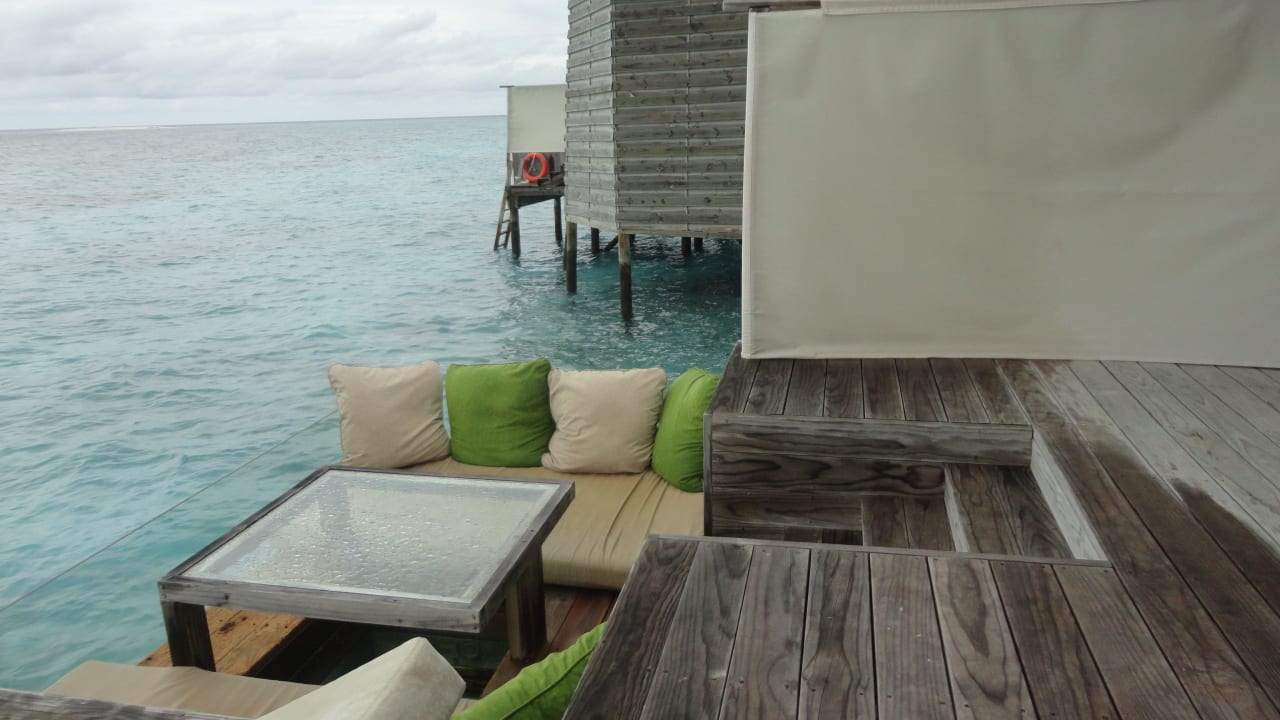 Terrasse Hotel Six Senses Laamu