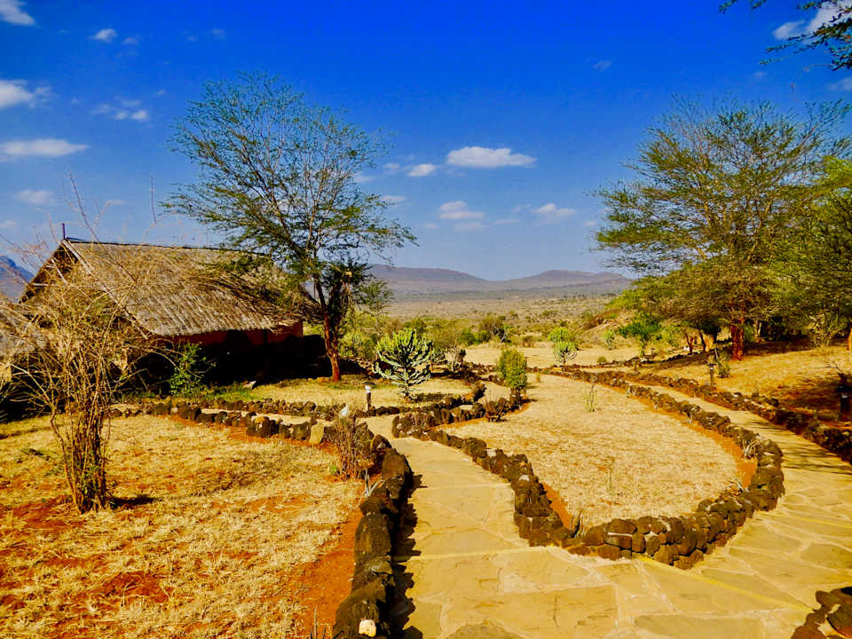 Gartenanlage Rhino Valley Lodge