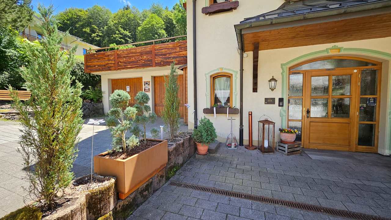 Außenansicht Hotel Pension Obergfell