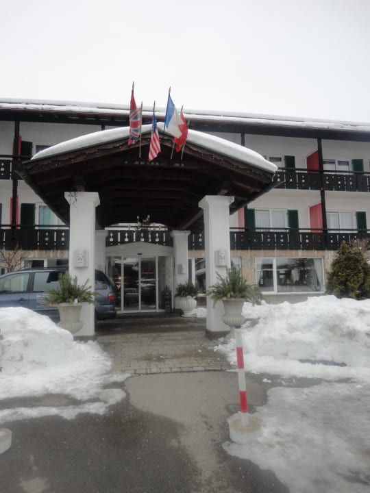 Rezeptionseingang Obermühle Alpin SPA Resort