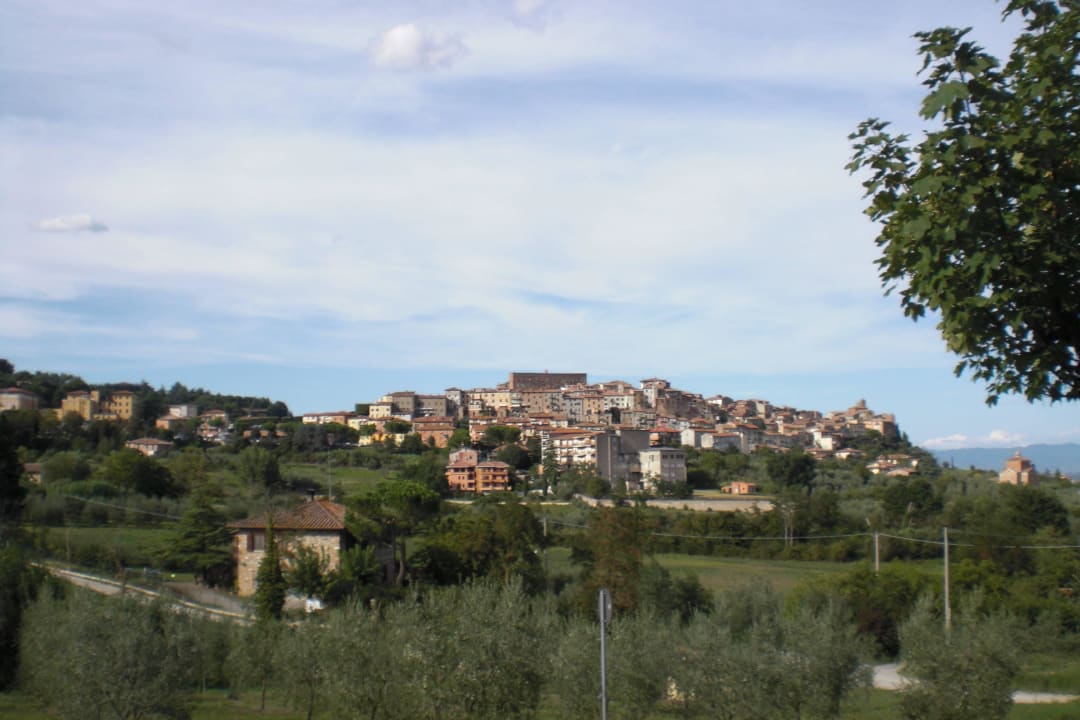 Sicht auf die Stadt Chianciano Terme Hotel Grande Albergo Fortuna