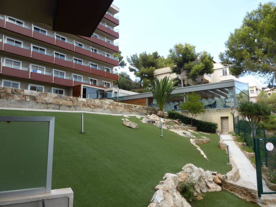 Ausblick auf Wellnessbereich Hotel Bonanza Playa