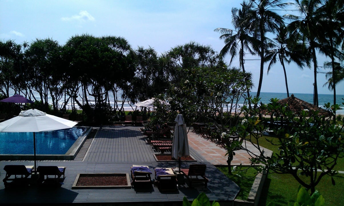 Ausblick vom Balkon Thaala Bentota