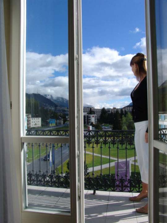 Ausblick vom Balkon Grand Hotel des Bains Kempinski