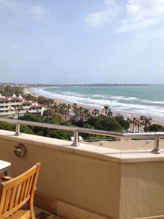 Blick von der Terrasse Melas Resort Hotel