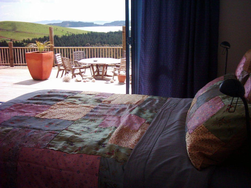 Eines der Zimmer Puketiti Lodge