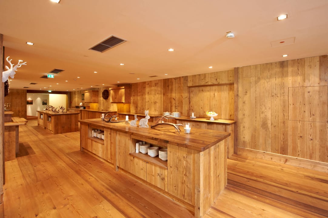 Buffetbereich im Restaurant Das Achental Resort
