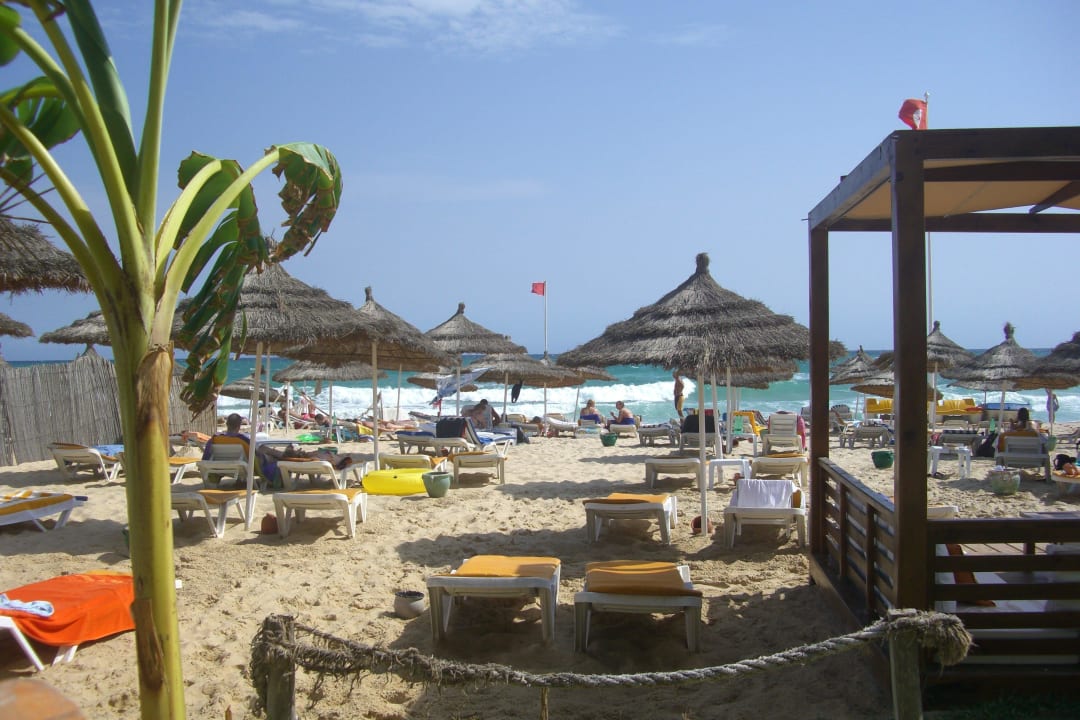 Blick von der Strandbar Hotel Royal Nozha