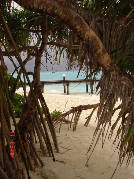 Schöner Ausblick trotz Regen Angaga Island Resort
