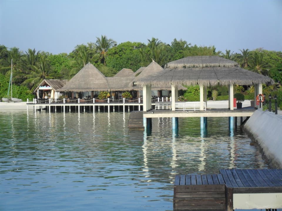Ankunfts-Steg der Insel Adaaran Select Hudhuran Fushi - Premium All Inclusive
