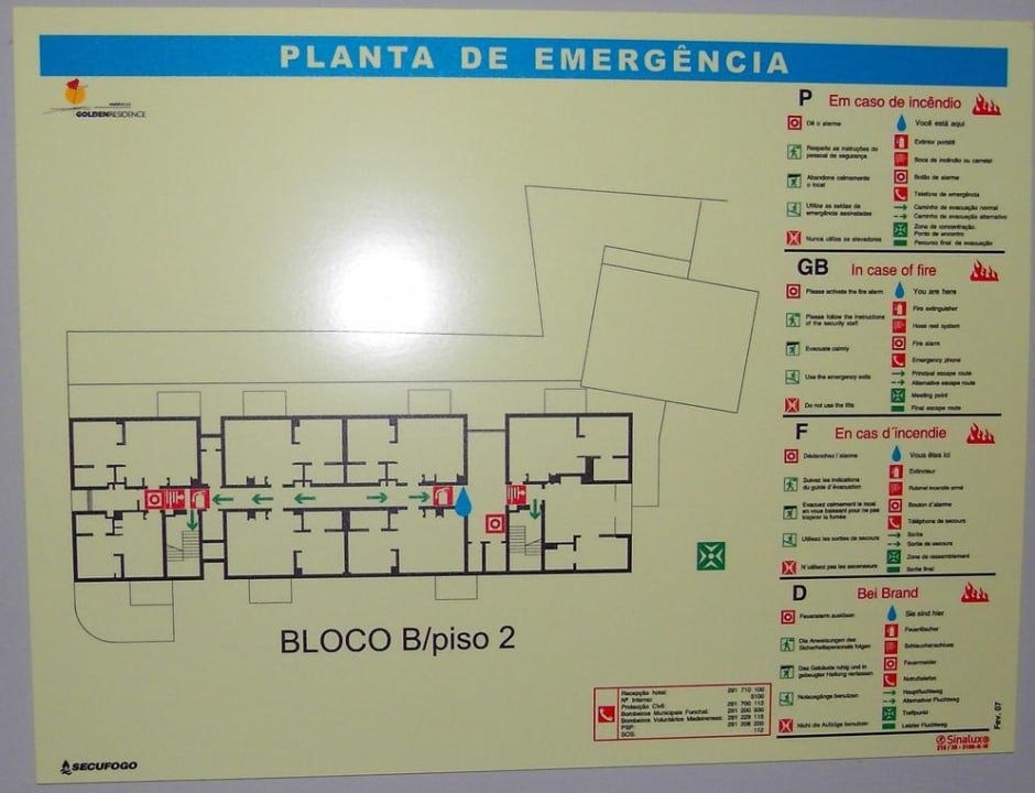 Zimmer-Zuschnitt Gebäude B Hotel Golden Residence