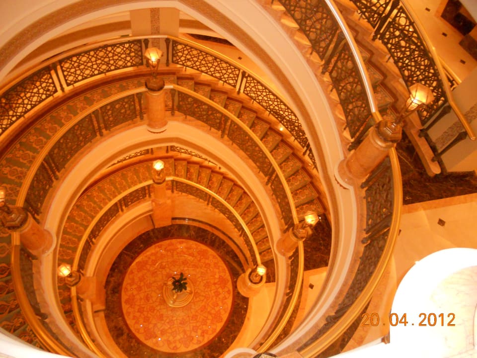 Treppenhaus Emirates Palace Mandarin Oriental