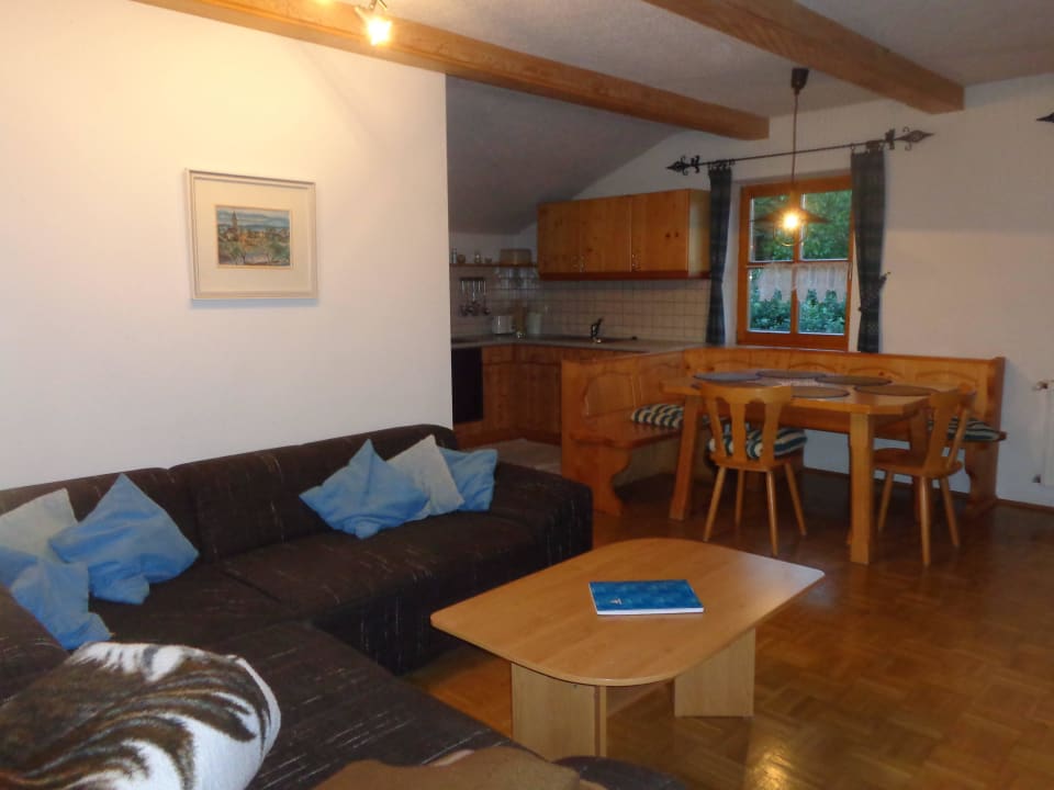 Wohnzimmer Ferienhof Breu