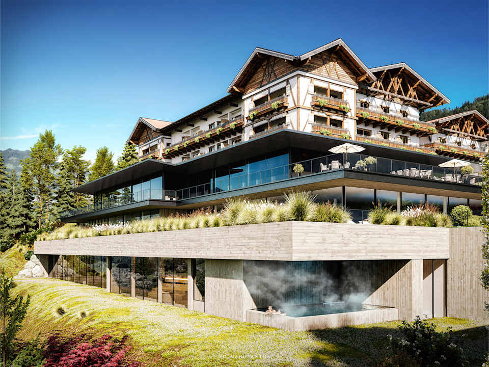 Außenansicht Hotel Oberforsthof