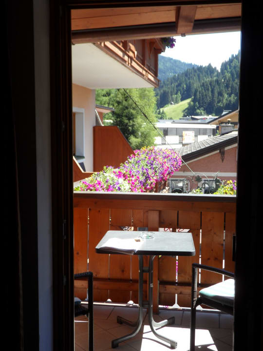 Blick über den Balkon Hotel Wagrainerhof