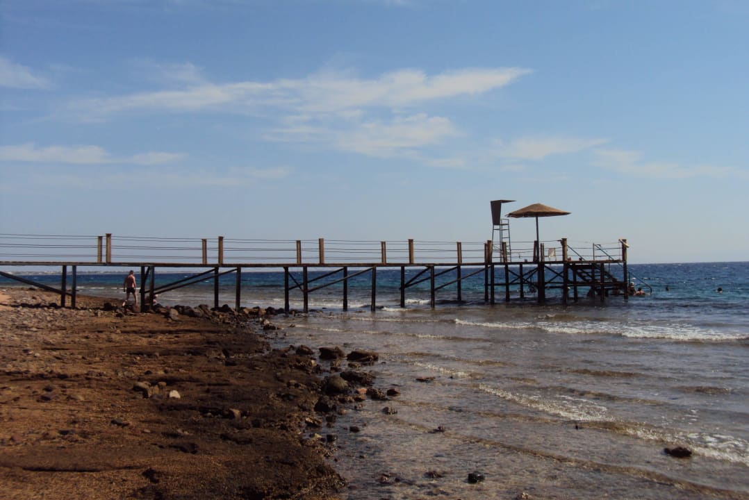 Steg zum Riff Ecotel Dahab Bay View Resort