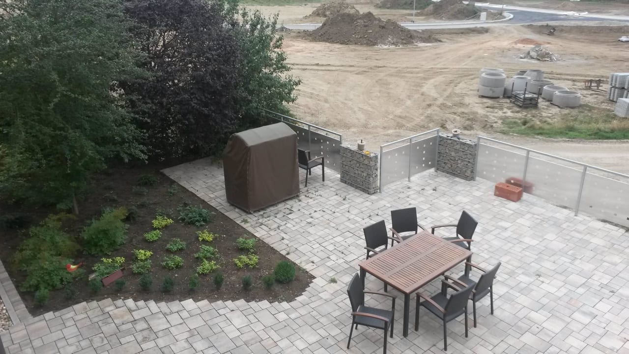 Schöne neue Terrasse Gästehaus am Heckenacker