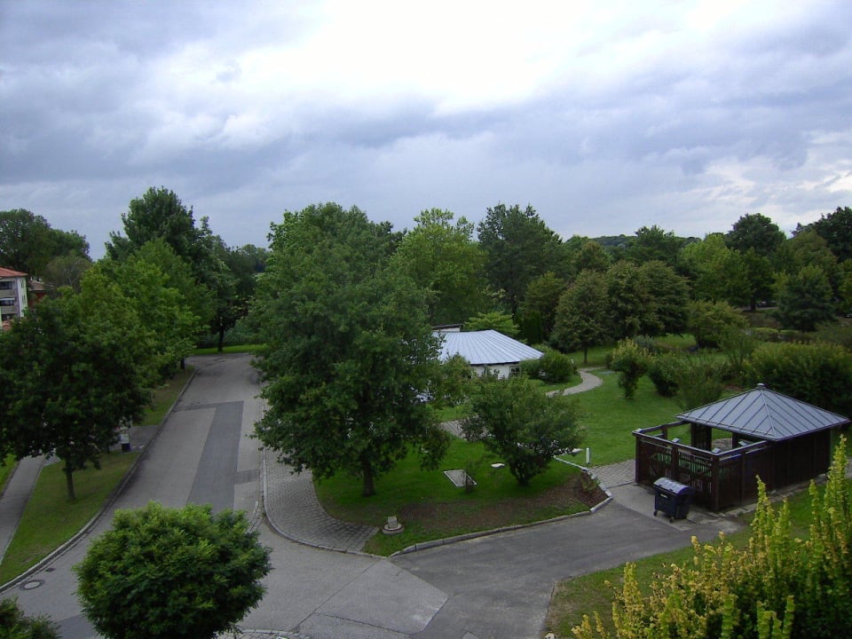 Von unserem Balkon Thermalresort Köck