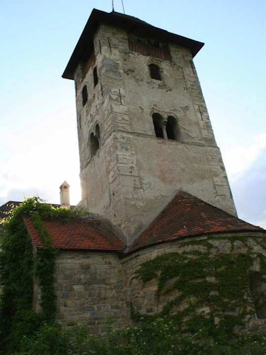 Burgturm, 12. Jahrhundert Hotel Burg Oberranna